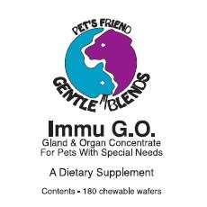 Immu GO spleen and thymus glandular supplement for dogs and cats